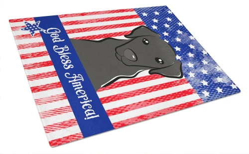 Patriotic Black Lab Cutting Board
