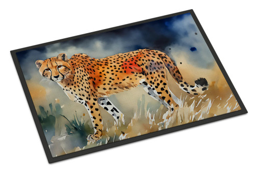 Watercolor Cheetah Doormat