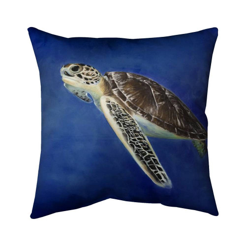 Sea Turtle Throw Pillow