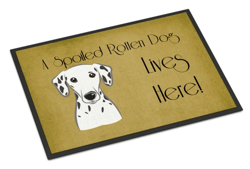Spoiled Rotten Dalmatian Doormat