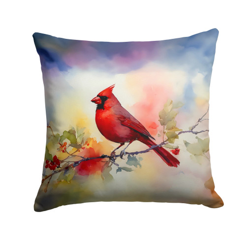 Spring Cardinal Throw Pillow