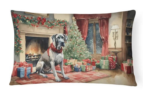 Christmas Great Dane Pillow
