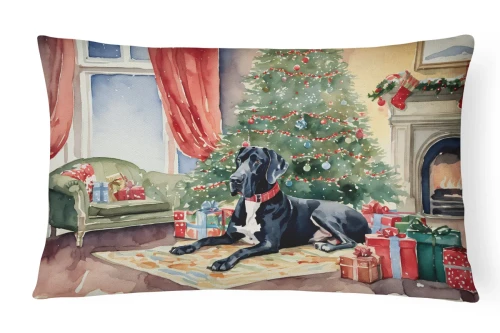 Christmas Great Dane Pillow