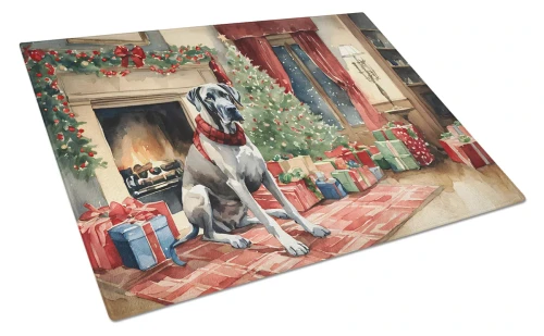 Christmas Great Dane Dog Cutting Board