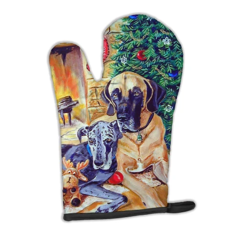 Christmas Great Dane Dog Oven Mitt