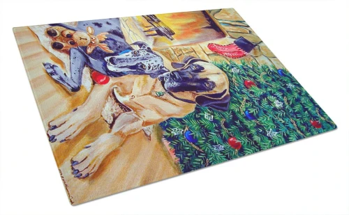 Christmas Great Dane Dog Cutting Board