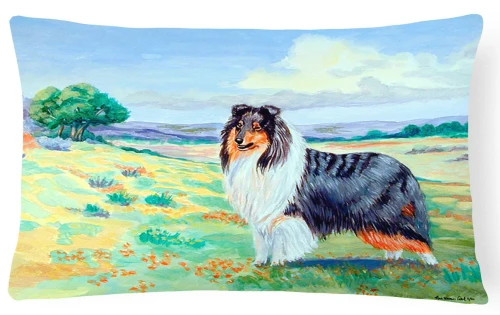Collie Throw Pillow