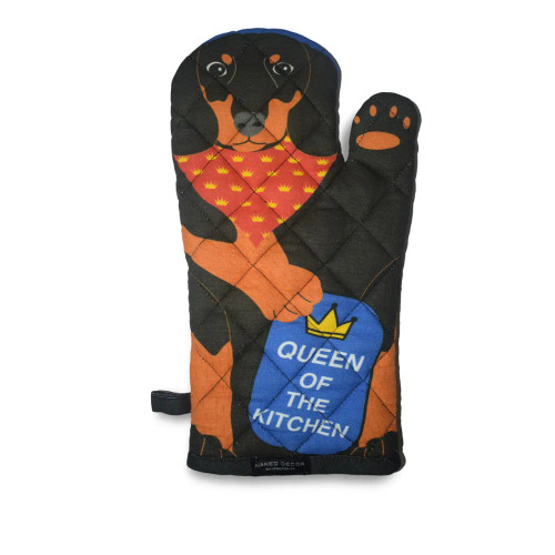 Queen of Kitchen - Dachshund Oven Mitt