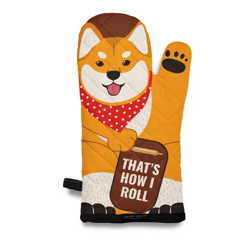 That's How I Roll - Shiba Inu Oven Mitt