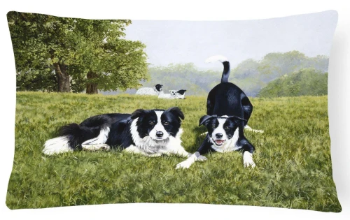 Border Collie Throw Pillow