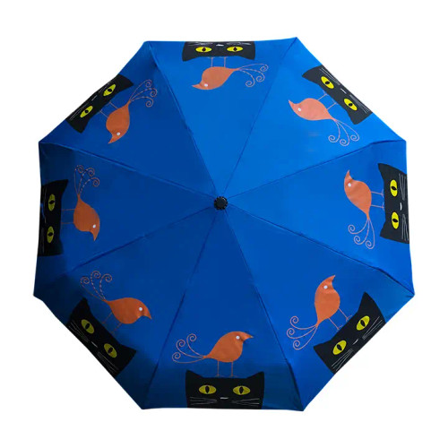 Bird on Cat Umbrella