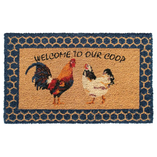 Welcome To Our Coop - Chicken Doormat