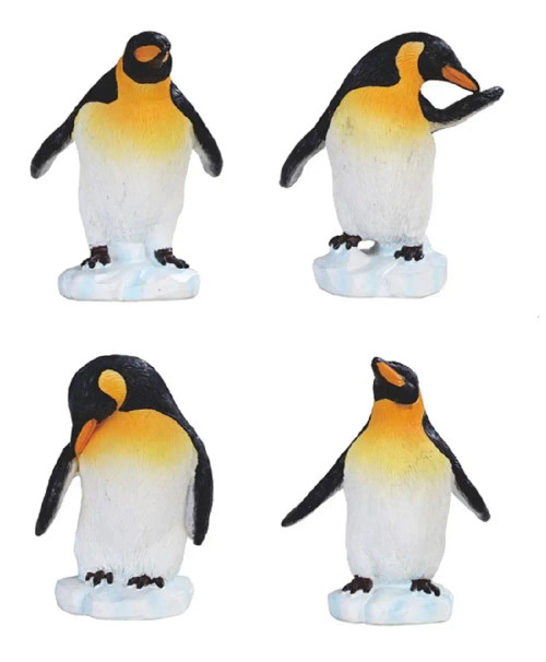 King Penguin Figurines - Set of 4