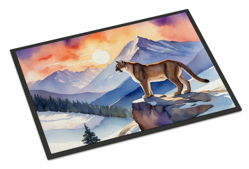 Majestic Mountain Lion Doormat