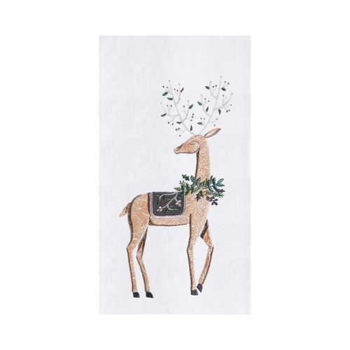 Elegant Reindeer Kitchen Towel