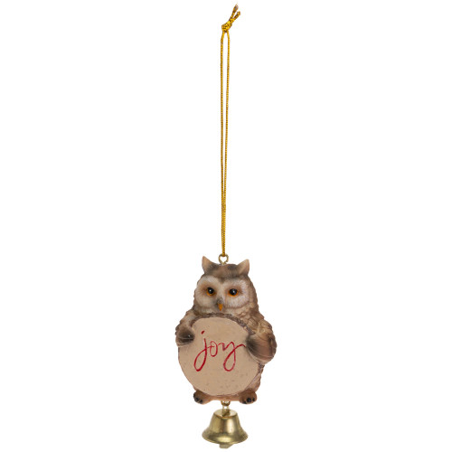Joy Owl Christmas Ornament