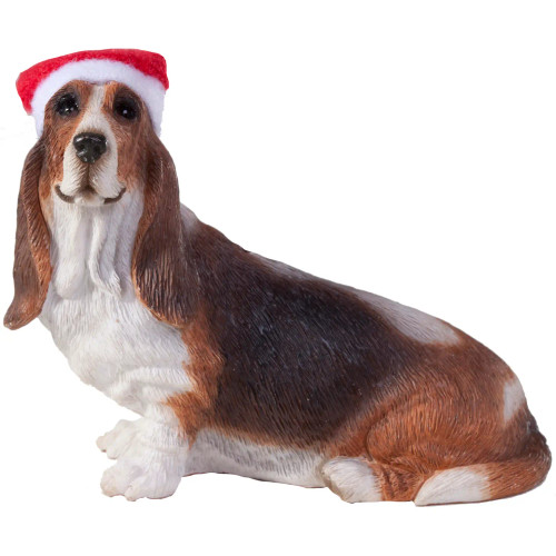 Santa Basset Hound Ornament