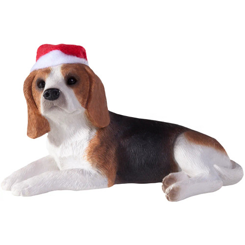 Santa Beagle Figurine