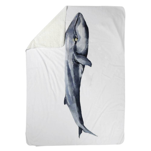 Blue Whale Throw Blanket