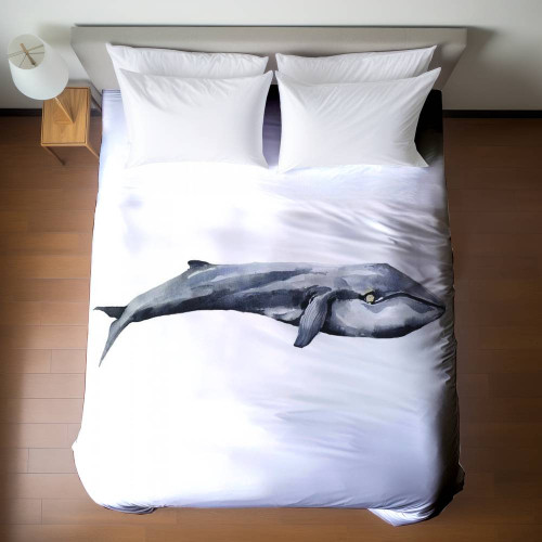 Blue Whale Duvet Cover