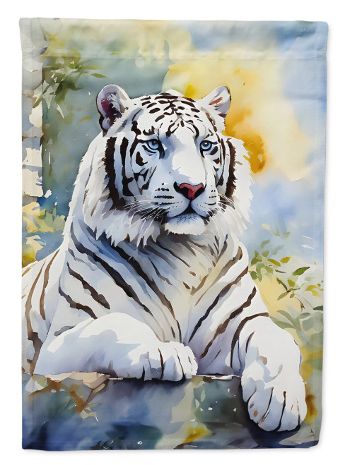 White Tiger Garden Flag