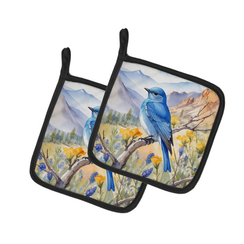 Bluebird Potholder