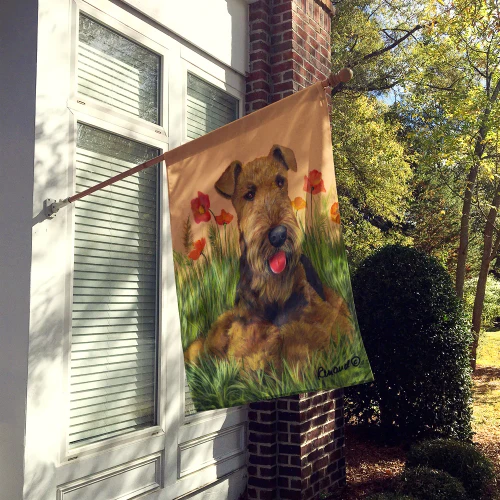 Airedale Terrier House Flag