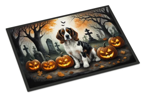 Springer Spaniel Halloween Doormat
