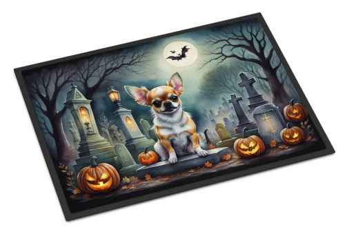 Spooky Chihuahua Halloween Doormat