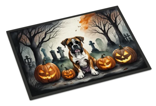 Boxer Halloween Doormat