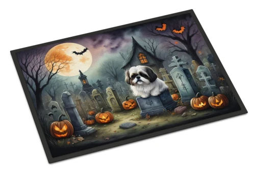 Shih Tzu Halloween Doormat