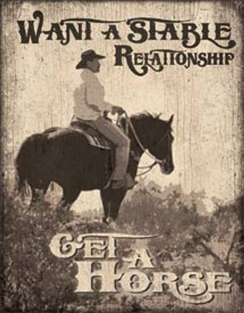 Stable Relationship TIn Sign