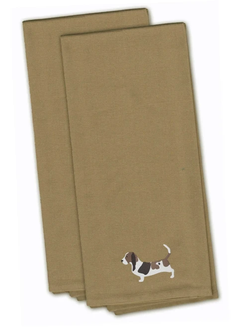 Basset Hound Dog Kitchen Towel