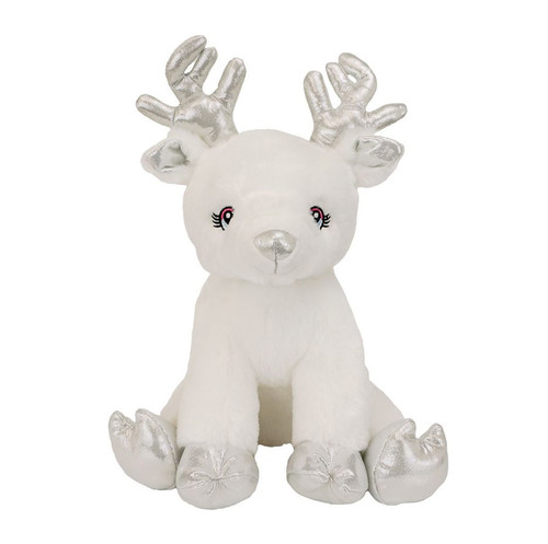 White Reindeer Plush Toy