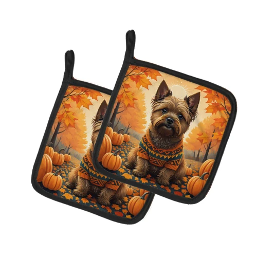 Cairn Terrier Dog Fall Potholder