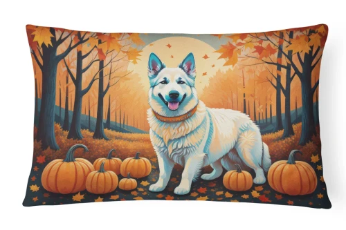 German Shepherd Dog Fall Outdoor Pillow