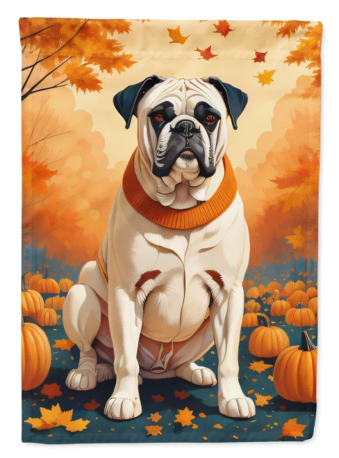 Boxer Dog Fall House Flag