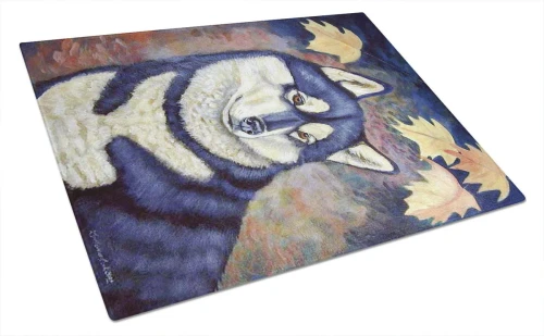 Husky Dog Fall Cutting Board