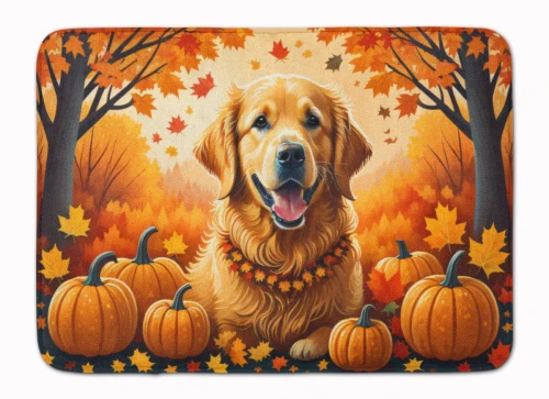 Fall Golden Retriever Rug
