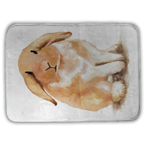 Lop-Eared Rabbit Bath Mat