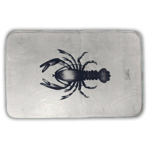 Blue Lobster Bath Mat