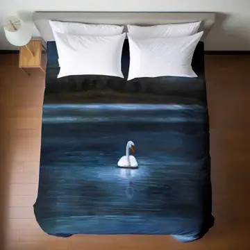 Swan Duvet Cover - Queen