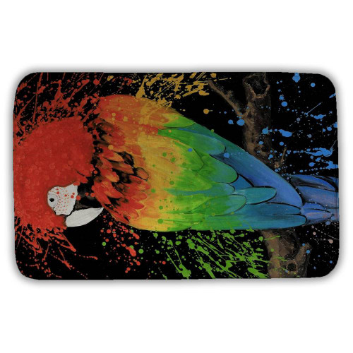 Scarlet Macaw Bath Mat