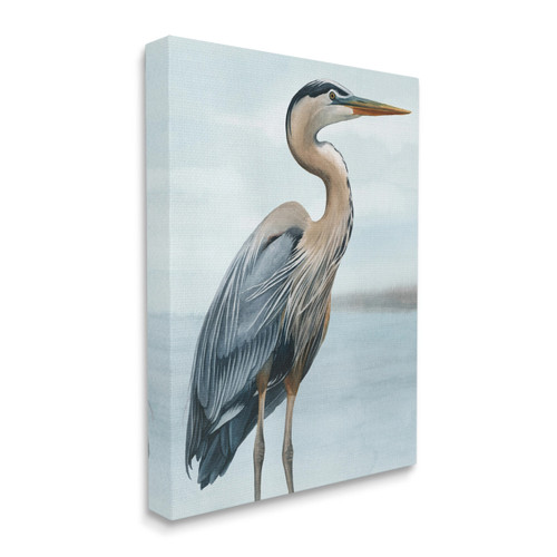 Blue Heron Canvas Wall Art