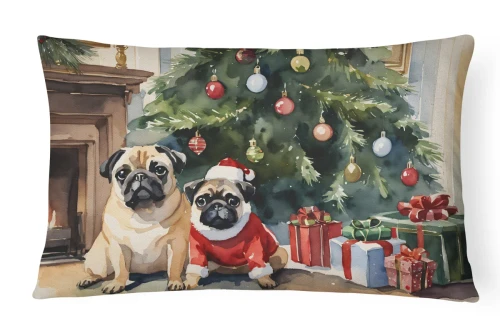 Christmas Pug Pillow