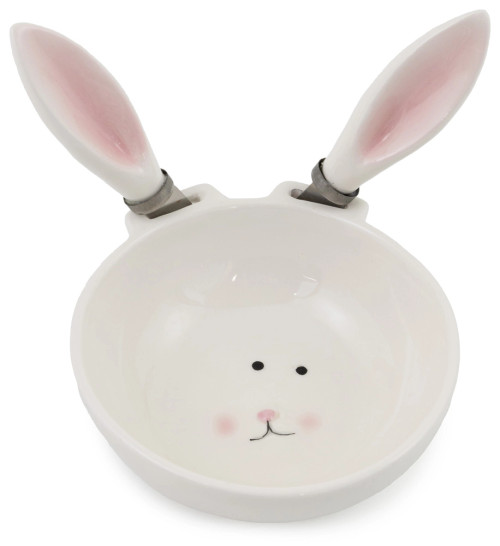 Bunny Face Appetizer Bowl - with Ear Spreaders