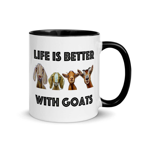 Life Better with Goats Mug