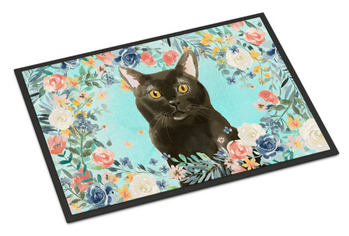Black Cat Doormat