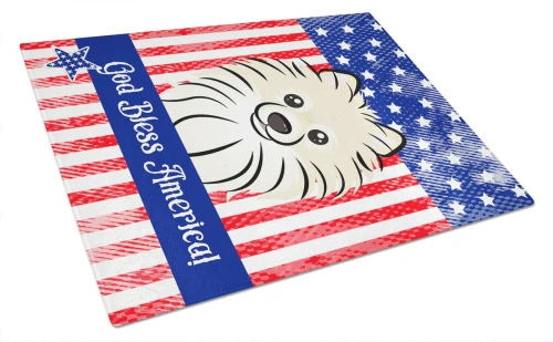 Patriotic Pomeranian Cutting Board