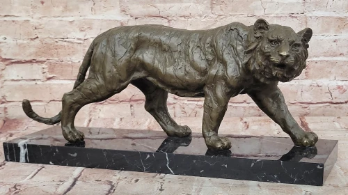Tiger Bronze Sculpture